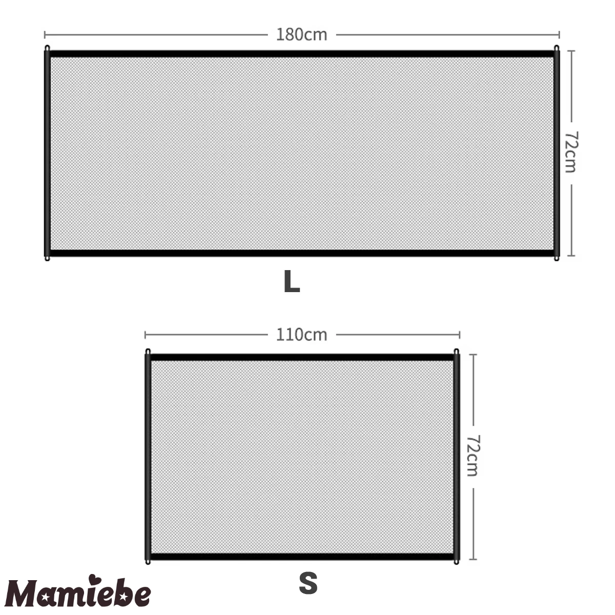 Children's Safety Guardrail Durable Balcony Net Deck Fence Fine Mesh Indoor Barrier Multi-Purpose Protection child safety net