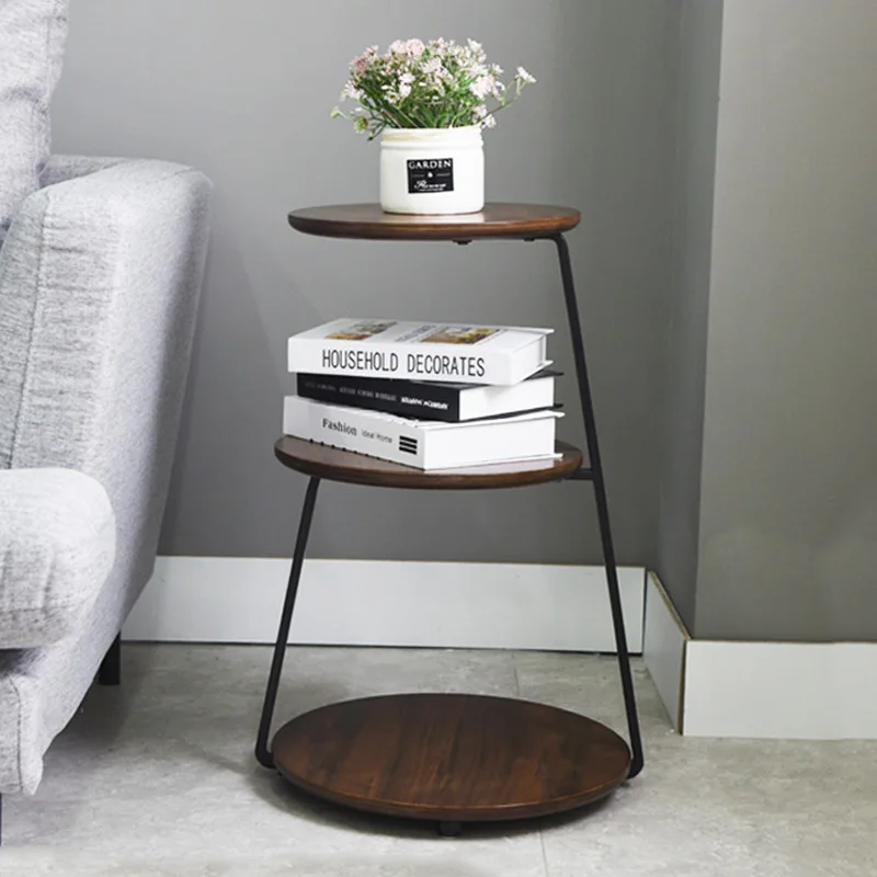 Side End Table and Lift Top Coffee Table American Retro Solid Wood