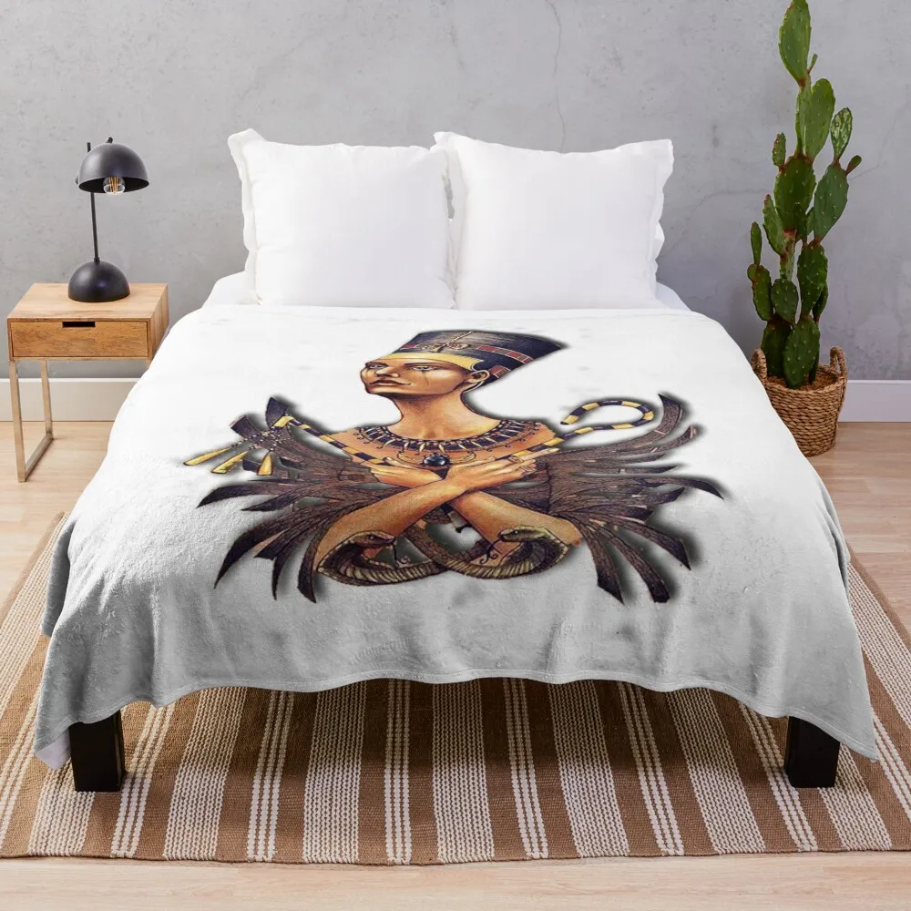 

Egyptian Queen Throw Blanket Vintage Blanket Plaid Luxury Brand Blanket Decorative Sofa Blankets
