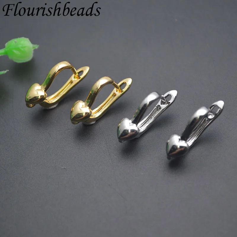 

30pcs Jewelry Findings 18K Gold Plated Brass Shvenzy Ear Wire Earring Hooks for Women Dangle Earrings Making Accessories