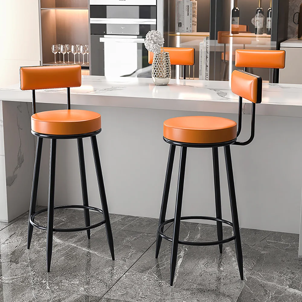 Wrought Iron Bar Chair High Stool Fashion Restaurant Cafe Commercial Furniture