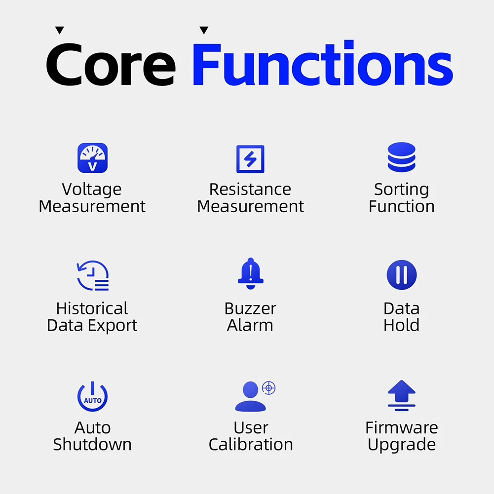 Description Picture 4 of itemHRM-10 Internal Resistance Meter High-precision Lithium Iron Phosphate Battery Test Meters Power Tools