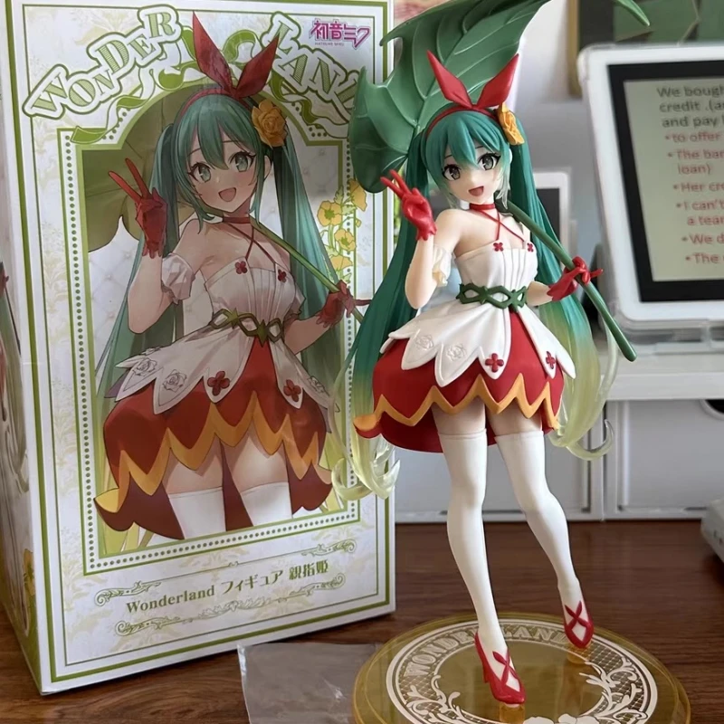 taito-originale-hatsune-miku-thumbelina-anime-figure-vocaloid-wonderland-pvc-action-figurine-modello-bambola-giocattoli-di-compleanno-regali