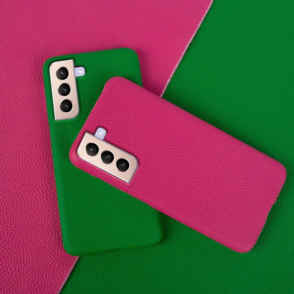 Luxury Genuine Leather Phone Case - Stylish Fashion Cover