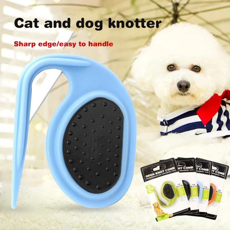 

Dog Cat Open Knot Comb Pet Hair Remover Brush Comfortable Durable Cat Grooming Comb Short Massager Dog Supplies Pet Accessories