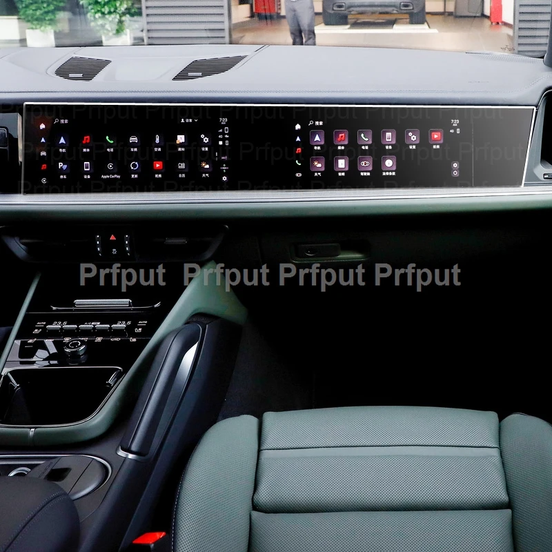 

Защитная пленка для экрана PET для Porsche Cayenne 2024, протектор для радио и GPS-навигации автомобиля