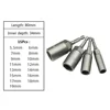 5.5-19mm Impact Socket Adapter 80mm Length Deepen Nut Driver Drill Bit Set for Power Tools 1/4-inch Hex Shank Wrench Screw 2