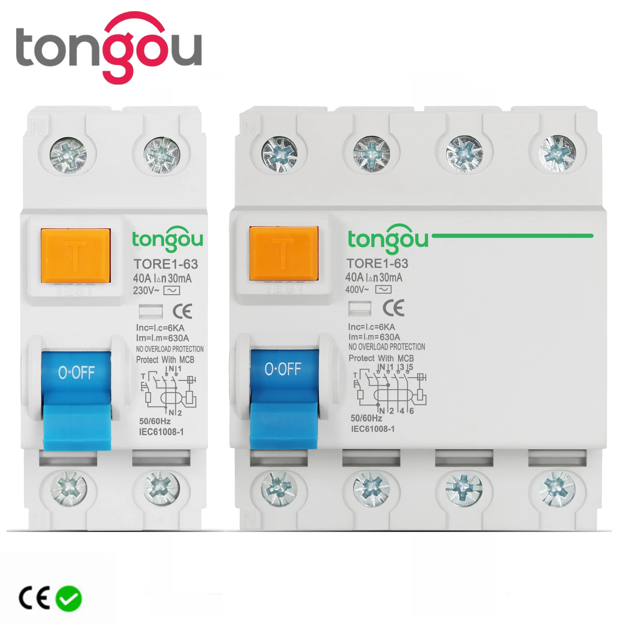 Disjoncteur Différentiel 2P 16A 10mA AC 230V Anlayliay - Protection Contre Les Chocs électriques, Pour Installation Domestique