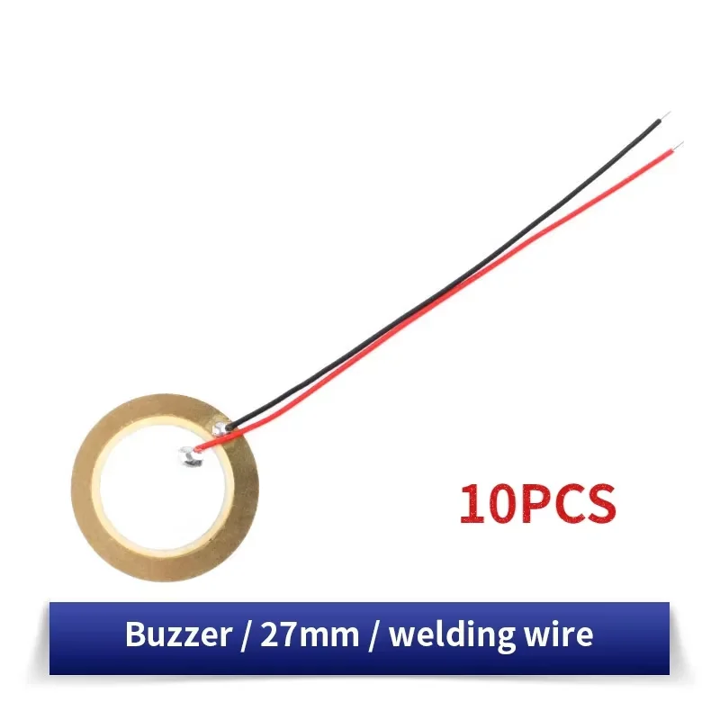 Versatile Piezoelectric Ceramic Wafer Plates with Attached Wire for Sound Projects (10/20 Pack, 12-50MM Diameter)