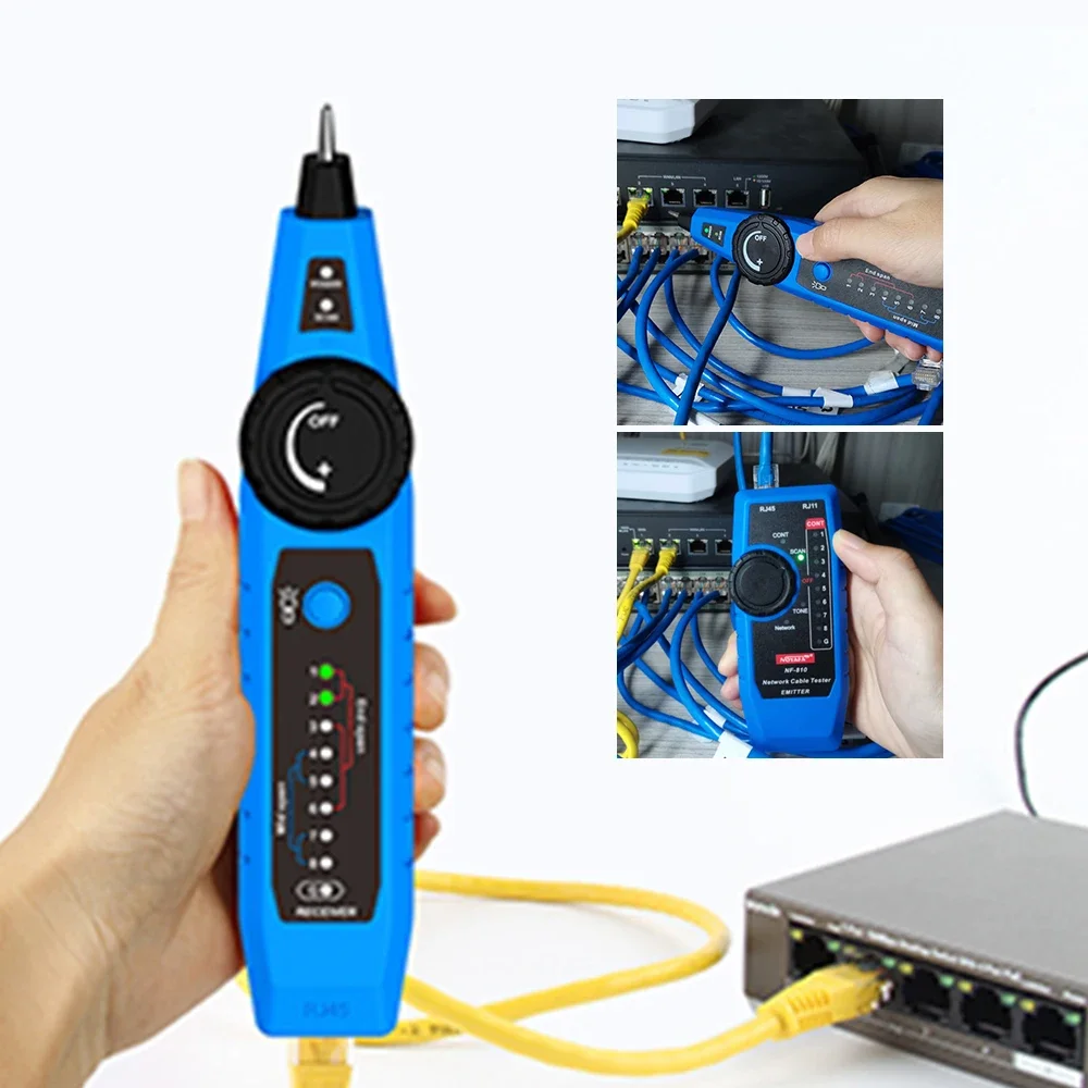 Hot Sell NOYAFA NF-810 RJ45 Tester Telephone Wire Finder Toner Ethernet LAN Network Cable Tester Anti-Interference Line Finder