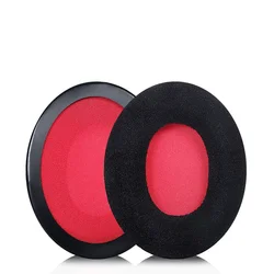 Enhanced Ear Pads for Gaming Headsets - Premium Comfort and Sound Quality (Black red velvet)