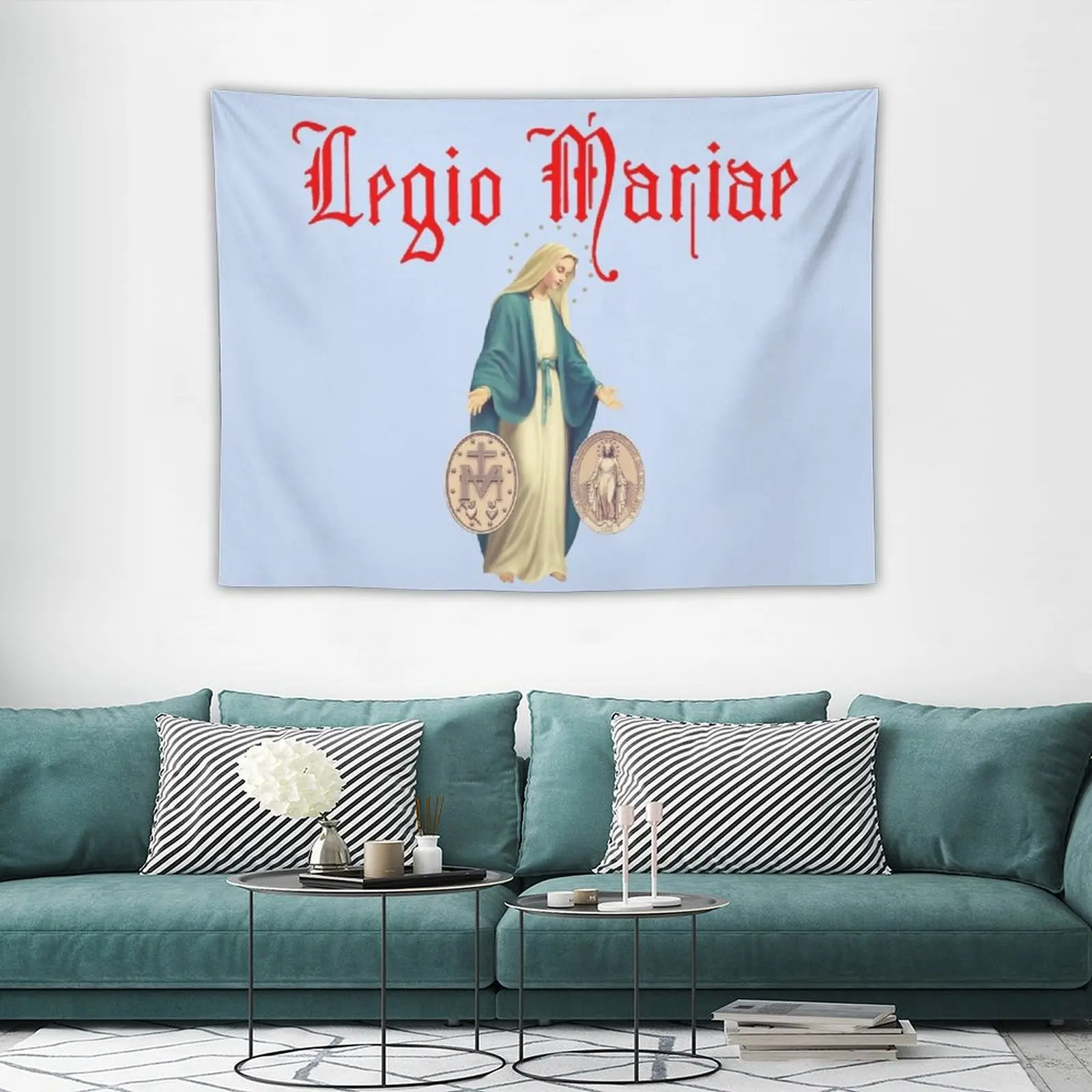 Legion of Mary Marijina Legija Legio Mariae Tapestry Outdoor Decor Decorations For Room Tapestry