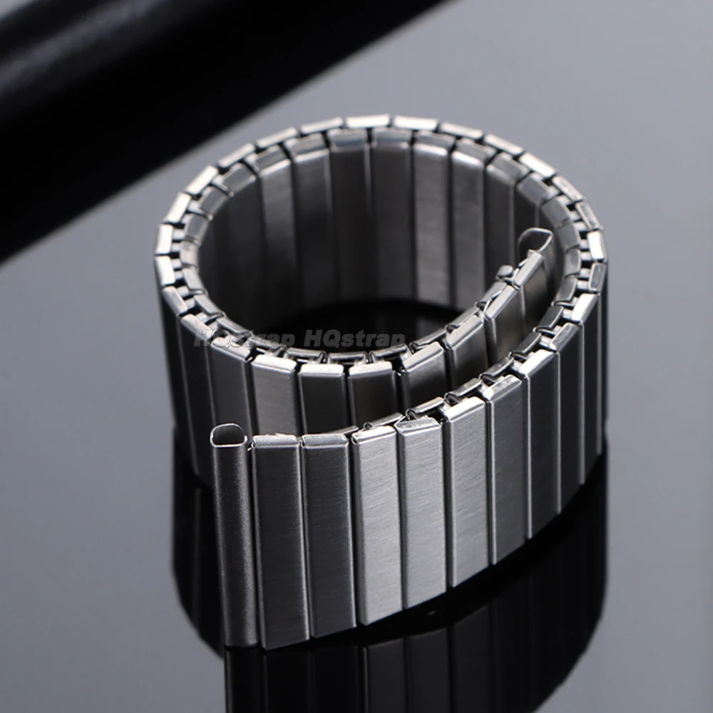Universal Stainless Steel Elastic Stretch Watchband - 22mm Expansion Bracelet Accessory