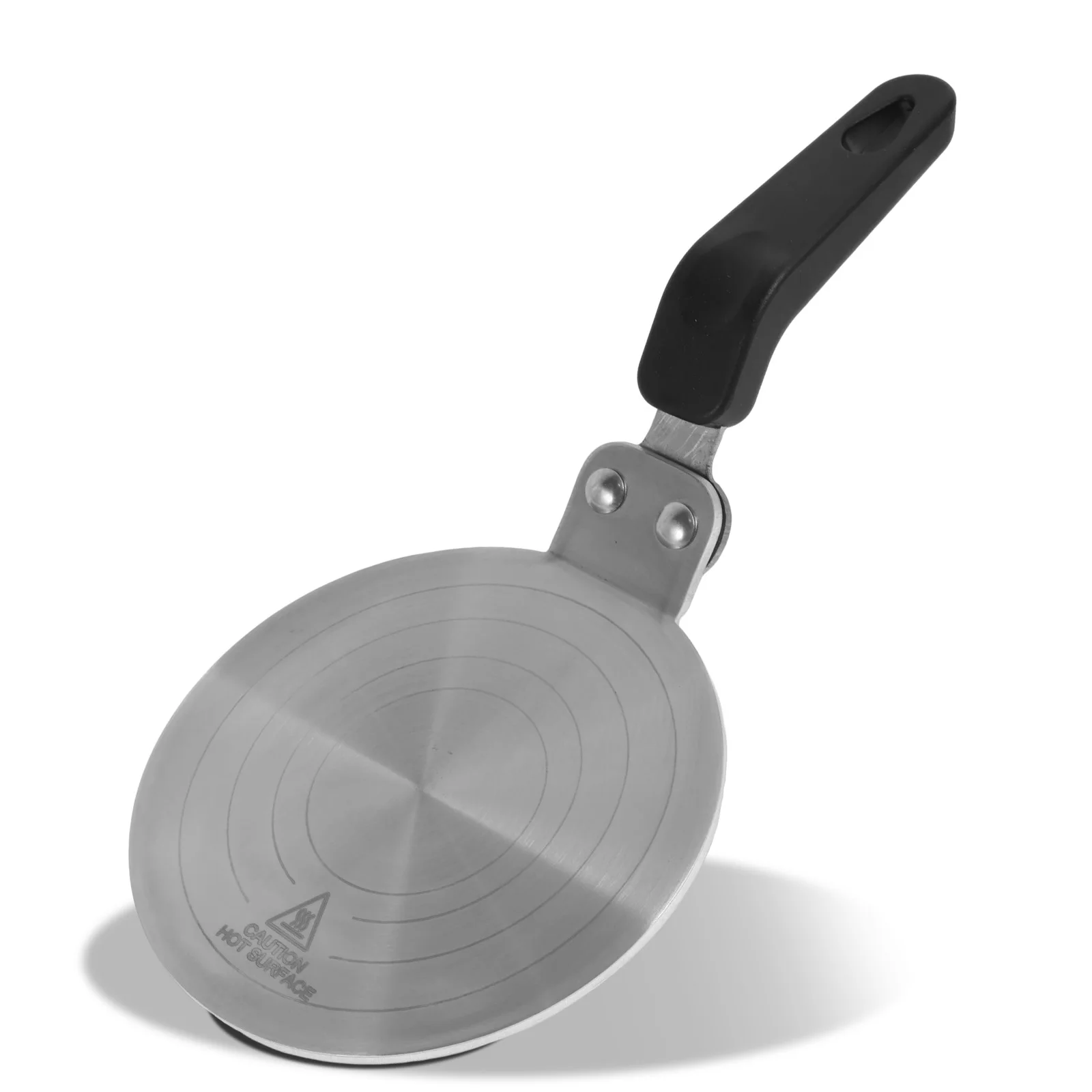 Fdit Heat Diffuser Stainless Steel Induction Diffuser Plate With Handle For Gas Stove Induction Cooktop Heat Diffuser Household Supply(24cm/9.44