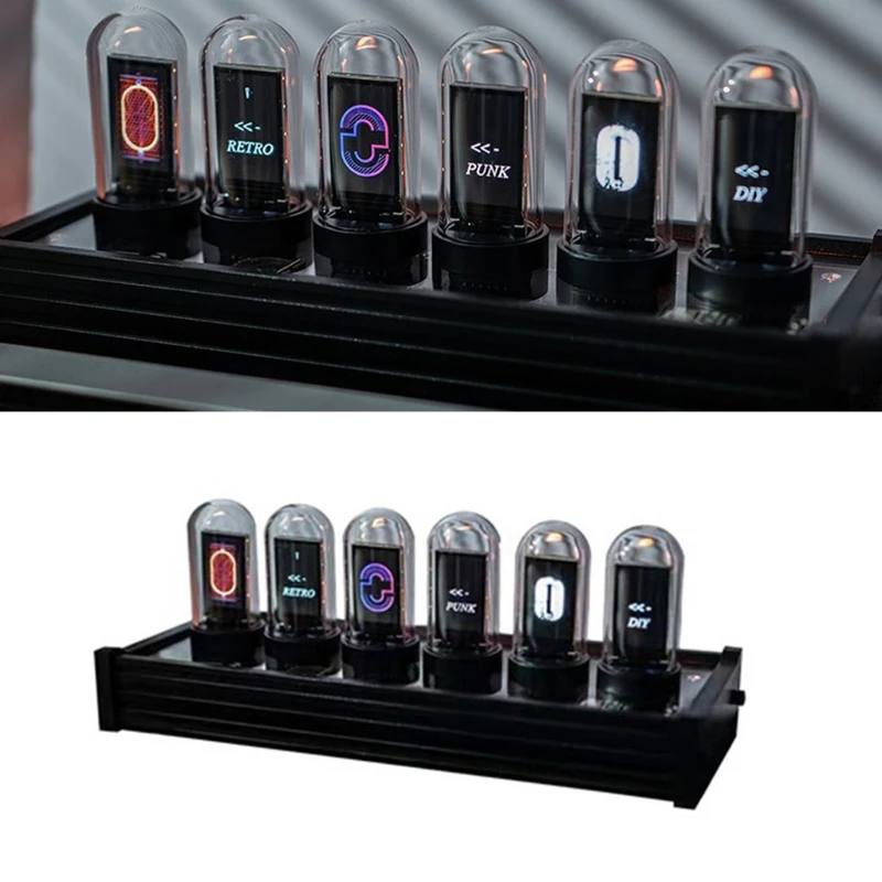 

EleksMaker for Creative Retro Desk Decoration Gift 6 Bit LCD for TIME Digital Cl Drop Shipping