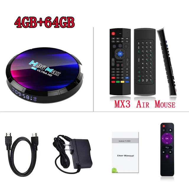 Android Tv Box X88 Pro 13 4GB 64GB 32GB Smart Rk3528 Quad Core TB - Main Image