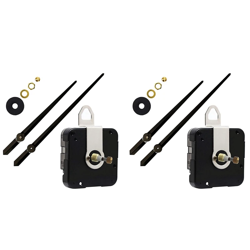 

2X High Torque Quartz Clock Movement Replacement Mechanism 13 Inch Long Hands For DIY Clock Repair Tool Parts