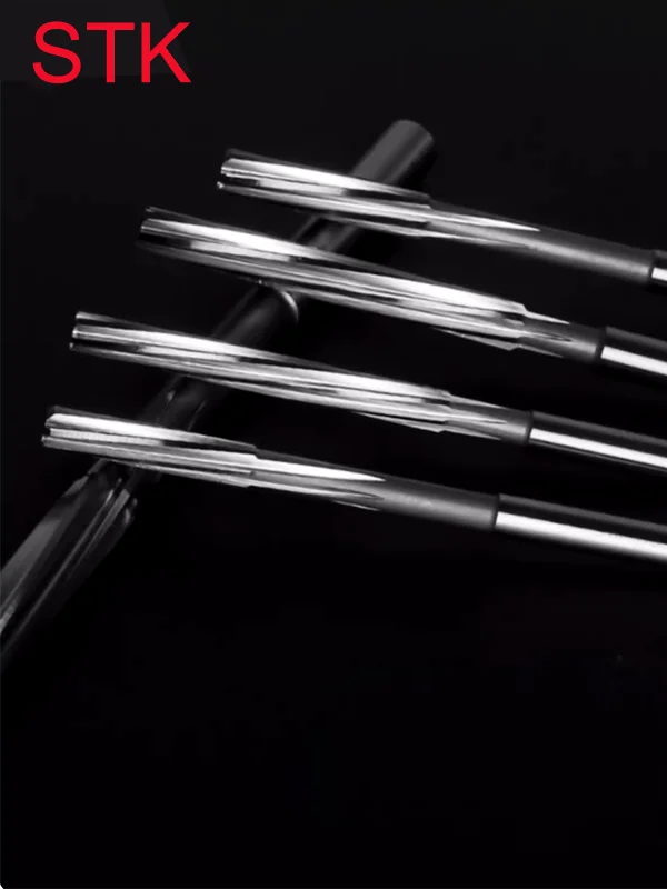 HSSE Machine Reamer Japan Original STK 1PCS Chucking Machining Tool Spiral Flute Cobalt Cutting H7 Shank Diameter 2-16 mm