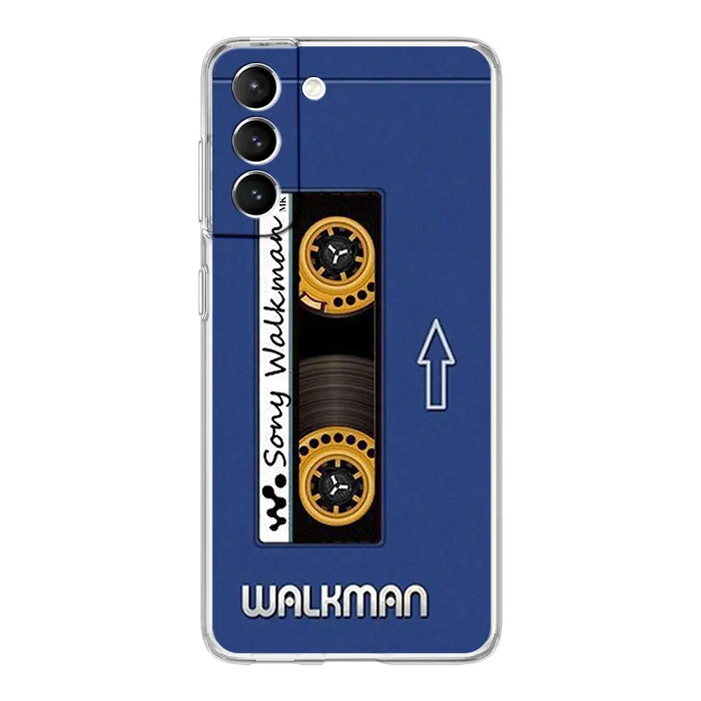 Retro Vintage Cassette Tape Clear Phone Case Cover