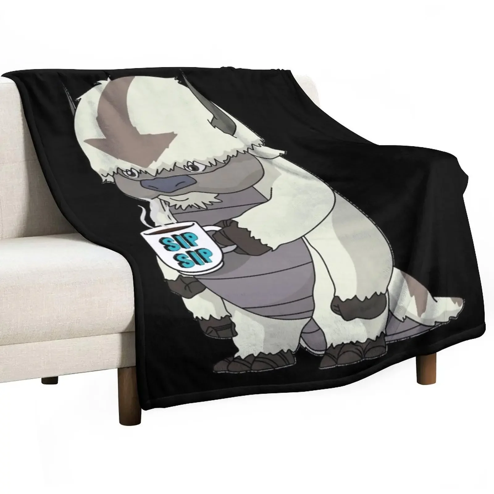 

Appa-Sip-Sip-Premium-T-Shirt Throw Blanket blankets ands Decorative Sofas Large Blankets