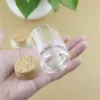 6 Pcs/lot 32*47*60mm 60ml Little Glass Jar empty Glass Bottle Stopper Spicy Storage Jars spice Containers Candy Vials 5