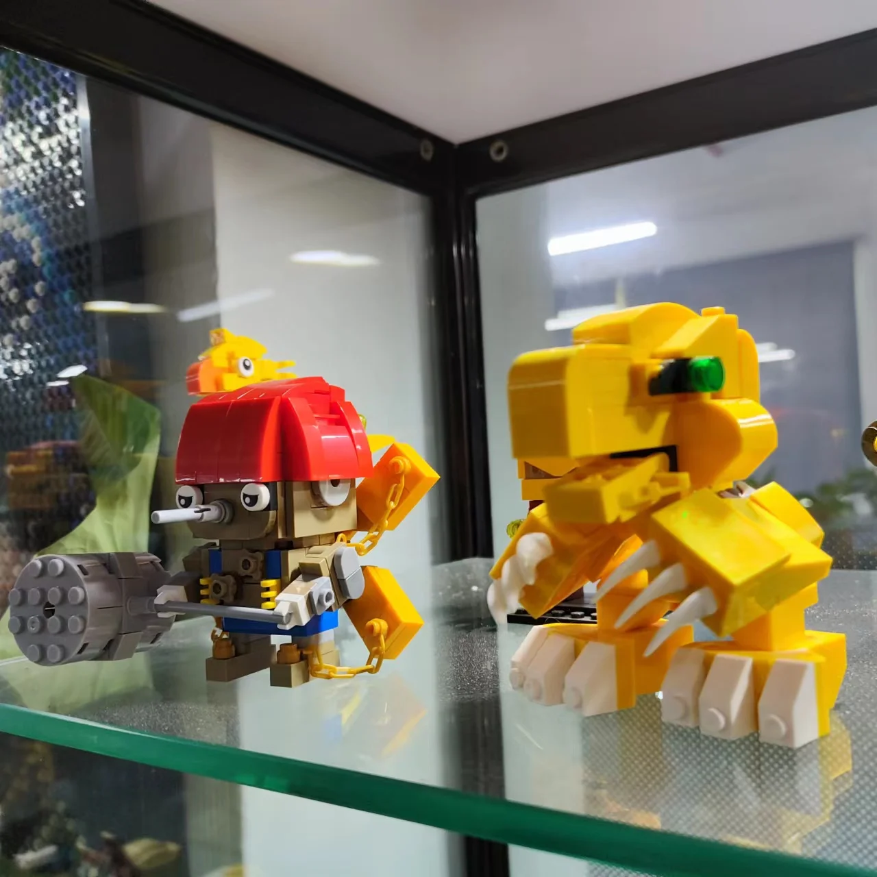 

Digimon Аниме фигурки строительные блоки детские игрушки Pinochimon Agumon экшн-фигурки Куклы монтажные блоки антистресс игрушки для взрослых