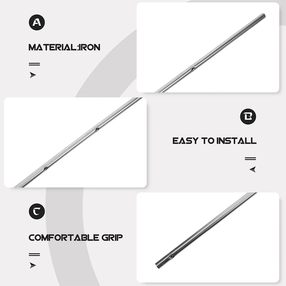 Table Soccer Replacement Rods 3Pcs for Desk Football Machine Foosball Table Operation Pole Metal Handle table football game tabletop soccer game