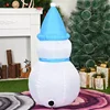 Christmas Snowman Inflatable Toys 1m Blow Up Yard Decoration with Led Lights for Garden Lawn Outdoor Indoor New Year Party Decor 4