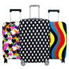 Fashion Suitcase Cover High Elastic Geometry Love Heart Shaped Luggage Case Dust Cover 18-32Inch Suitcase Essential Accessories 1