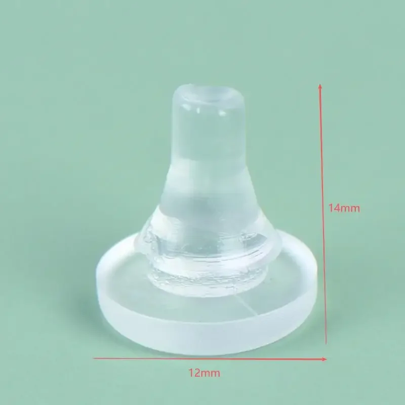 10개 엘리베이터 홀 도어 충돌 방지 못/고무 패드/충격 흡수 콩 모양 패드, 개구부 7MM, 두께 2.5MM