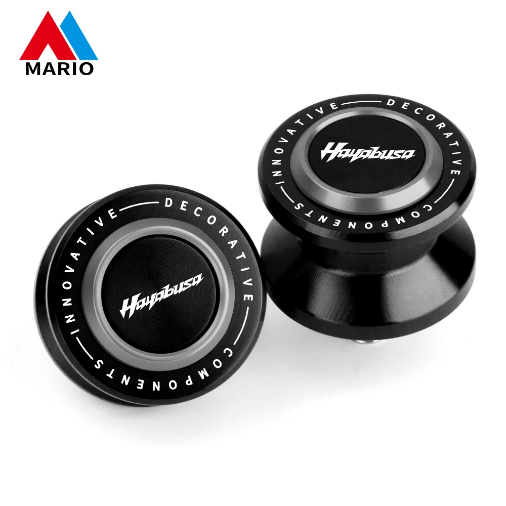 Premium Motorcycle M8 Swing Arm Stand Screw & Swingarm Spools Slider, 8mm