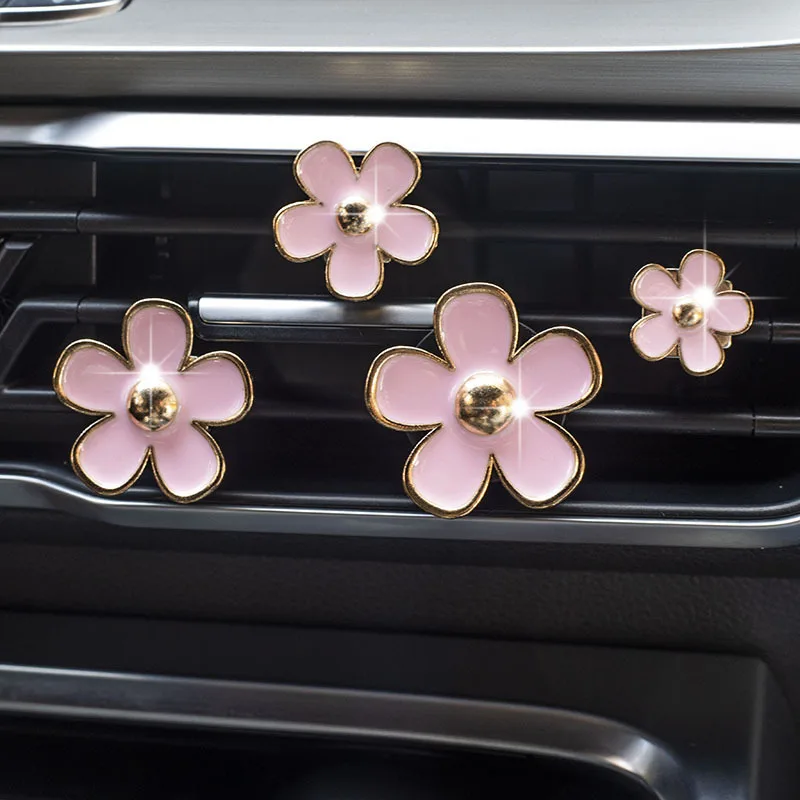 Bling Deodorante Per Auto 4 Pezzi: Labbra Rosse E Viola Con Stris Abbaglianti! Clip Per Bocchetta D'Aria, Ricaricabile Con Profumo. Accessorio Auto Originale E Regalo Divertente.