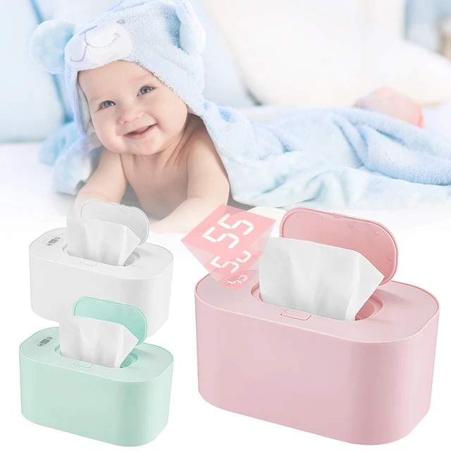 Calentador de toallitas húmedas para bebé, dispensador de toallas húmedas,  caja de calefacción para servilletas, uso