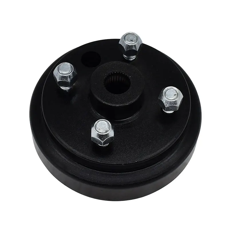 Large Hole Fine Splined Brake Drum with Nut 21807-G1M 41843-94 Compatible with Golf Carts Gas 4 Cycle