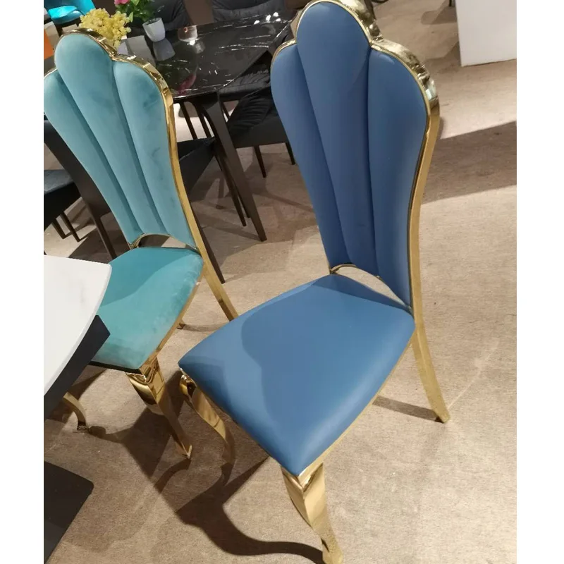 Kitchen Living Chairs Dining Room Designer High Event Leather Chair Bar Stools Design Vintage Sillas Comedor Hotel Furniture