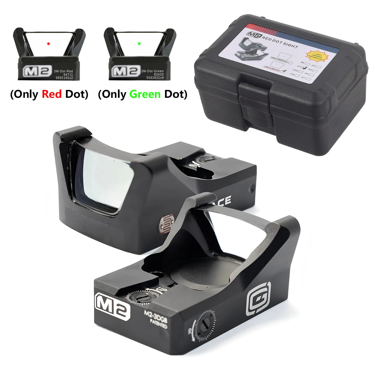 Aluminum Red Dot Sight Scope Tactical 20mm Rail Mount