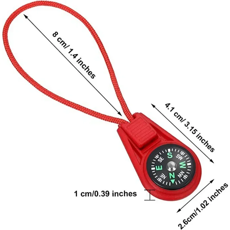 Mini Compass Mini Tactical Compass Outdoor Survival Tools Camping Hiking Travel Pocket Navigator Hunting Climbing Equipment Compass Keychain