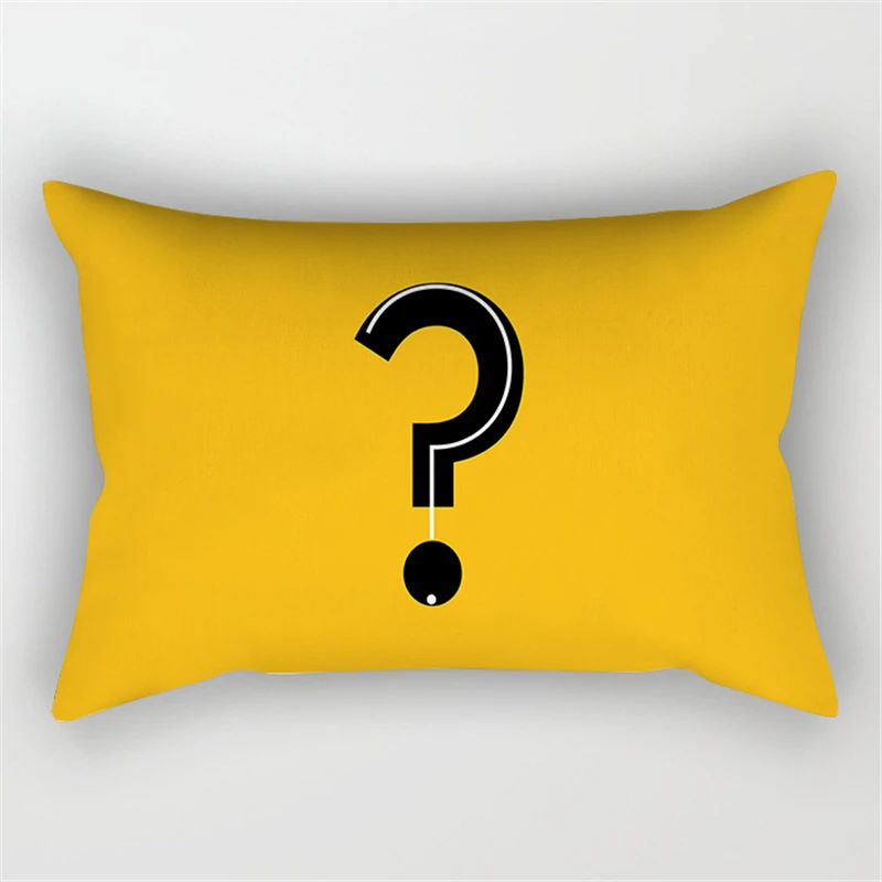 30x50cm Yellow Geometry Pillowcase Decor Sofa Cushion Pillowcover Polyester Pillow Cases for Home Decor Bedding Cushion Cover 