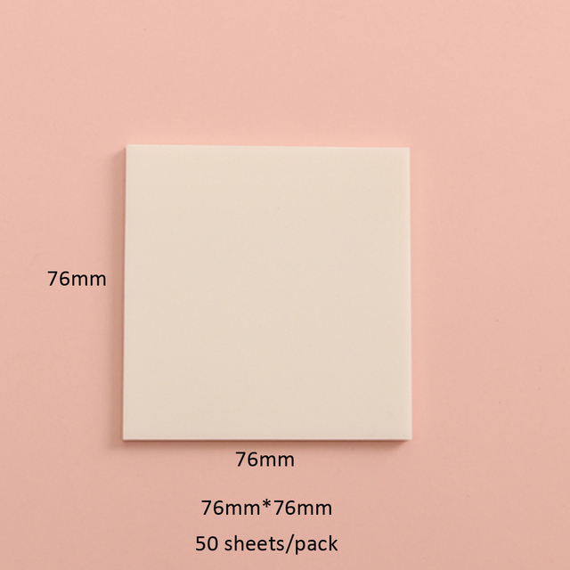 Sheets Transparent Sticky Notepad Waterproof Self-Adhesive Memo Notes Pads School Office Stationery Home Stick it Notes