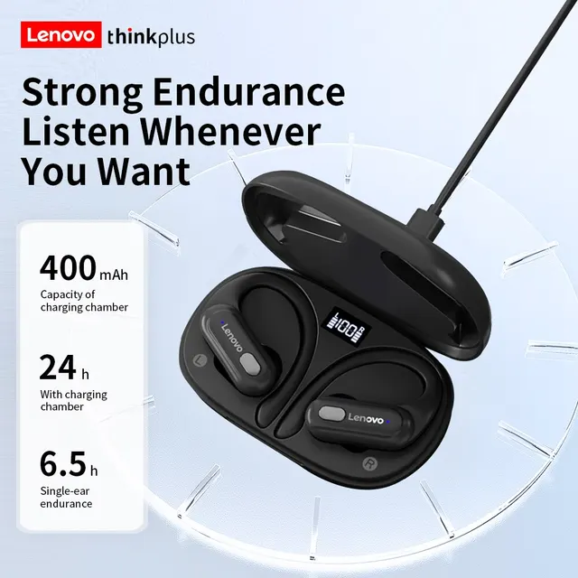 Auriculares Bluetooth com Cancelamento de Ruído Lenovo Thinkplus XT60B