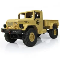 Wpl B16 1/16 6-Wheel Drive Remote Control Military Truck Rtr/Kit Version Choice Upgradeable Parts Toy Boy'S Birthday Presents 1