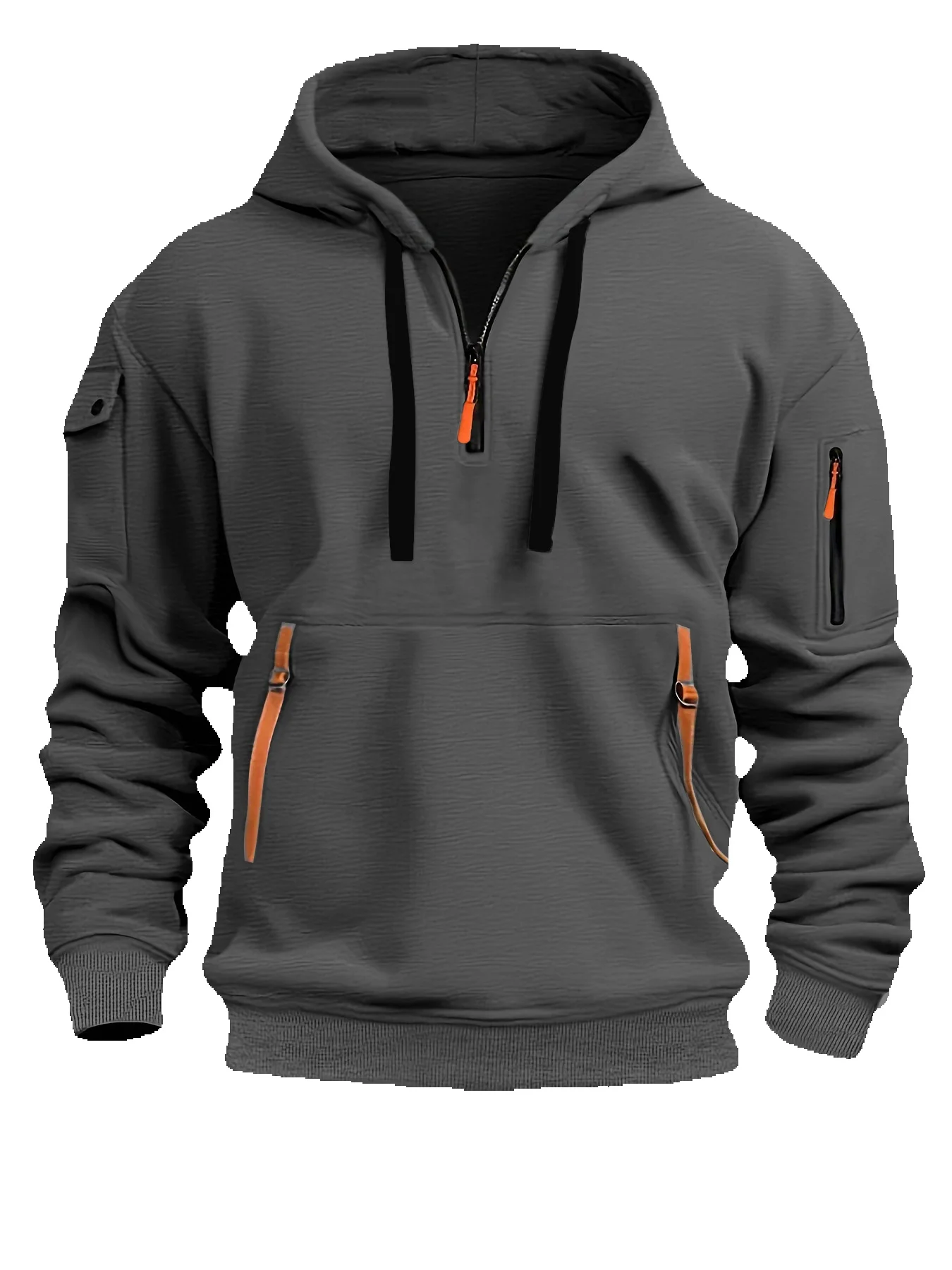 2024high quality Cotton Dropped Shoulder Hooded Men's Women's Plus Size Loose Pullover Fashion Sweatshirt_voghion.com