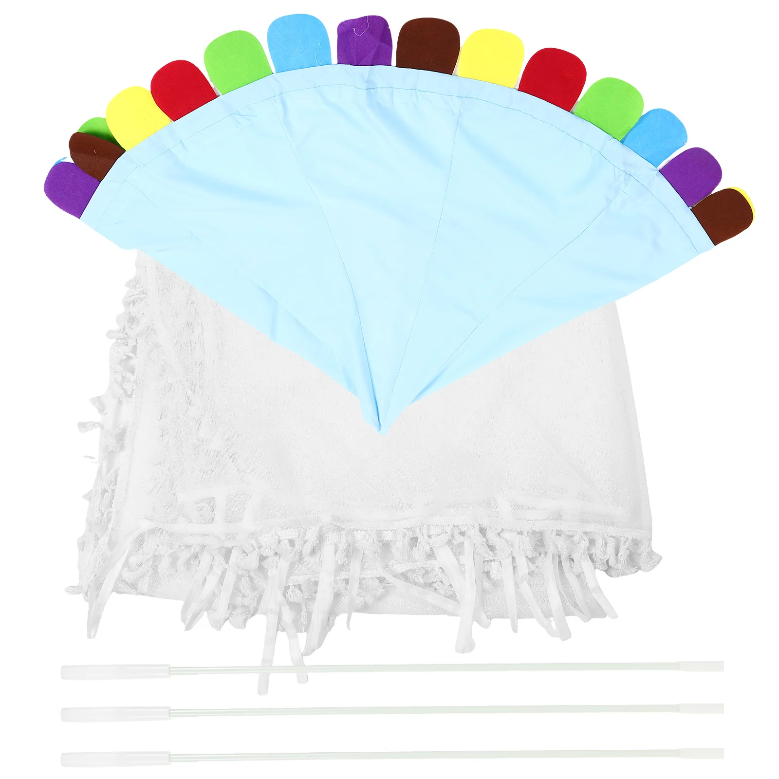 

Kids Bed Canopy Toddler Bed Net Crib Gauze Curtain Tent Half-Round Dome