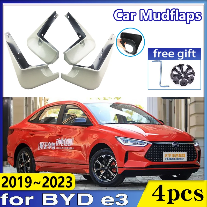 

4x Mudguards for BYD e3 2019~2023 2022 Front Wheel Fender Baking Paint Mud Flaps Guards Splash Protect Car Mudflaps Accessories