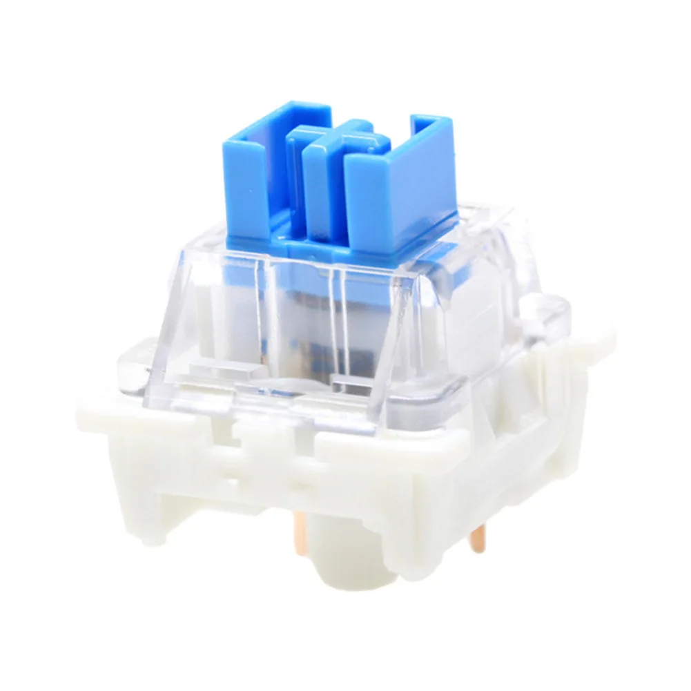 50 Stück Tastaturschalter, Tastatur-Clicker-Taste, Ersatz, 3-poliger taktiler Schalter, Tastatur-Ersatzzubehör – Detail 7