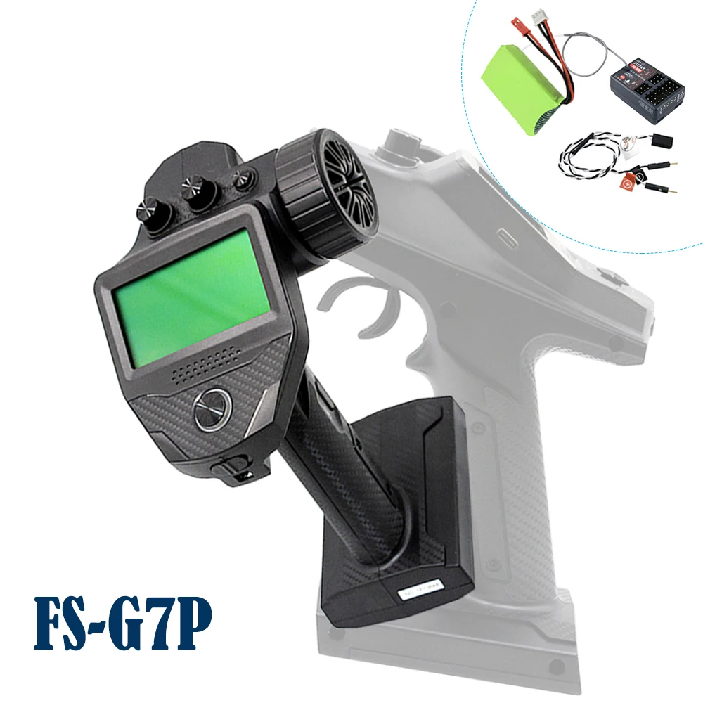 

FLYSKY G7P FS-G7P Radio Transmitter PWM PPM I-BUS SBUS Output 2.4G 7CH ANT Protocol with R7P FS-R7P RC Receiver for RC Car Boat