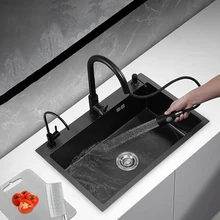 

Stainless Steel Kitchen Sink Drain Pipe Drainboard Strainer Faucet Washing Kitchen Sink Sink Accessories Cocina Kitchen Fixture