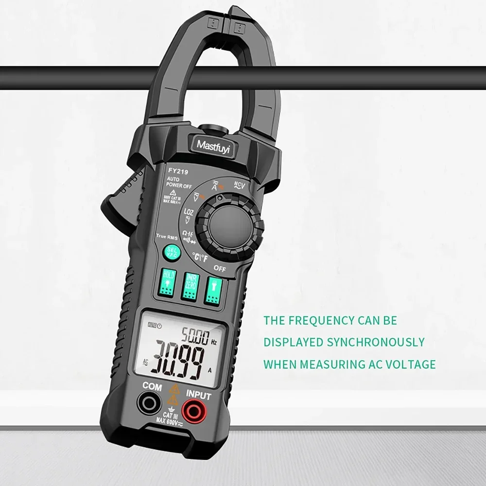 Digital Multimeter AC DC Auto Rang True RMS Smart Plier Ammeter High Precision Current Voltage