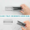 Home Reusable Silicone Shower Hair Catcher Wall Mounted Hair Stopper Hair Collector For Sink Bathtub Bathroom Hair Stoppers 4