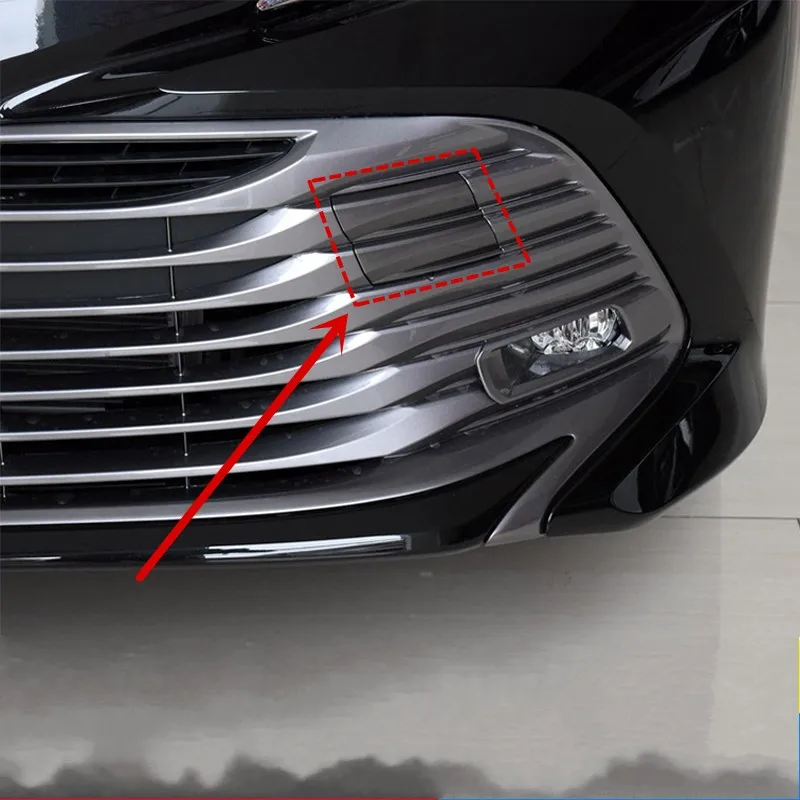 

QDAEROHIVE front Bumper Trailer Cover Tow Bracket Cover front Bumper Tow Hook Cover Cap for TOYOTA CAMRY 2018-2021 8th Camry